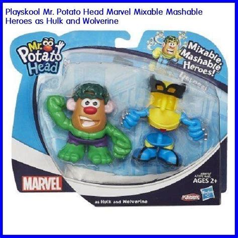 Playskool Mr Potato Head Marvel Mixable Mashable Heroes As Hulk And