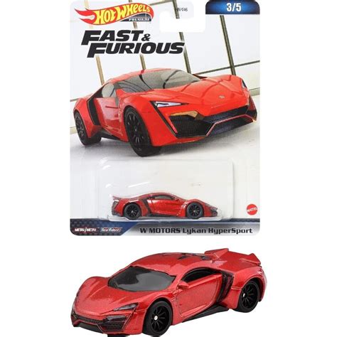Hot Wheels Premium Fast Furious W Motors Lykan Hypersport HNW49 Limon Oyuncak