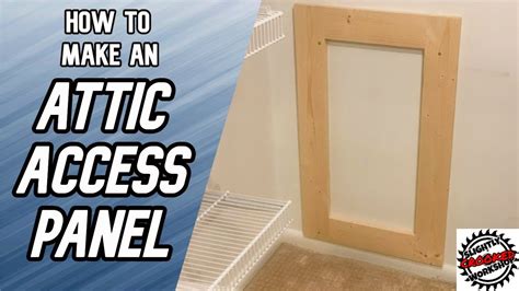 How To Make An Attic Access Panel YouTube