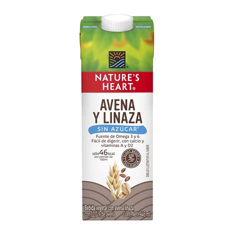 Bebida Natures Heart Avena Linaza S Azucar 946 Ml