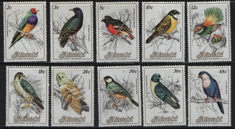 Aitutaki Mnh Short Set Australia Oceania Cook Islands