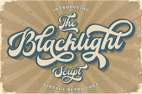 Blacklight Script Font By Hkl Studio · Creative Fabrica