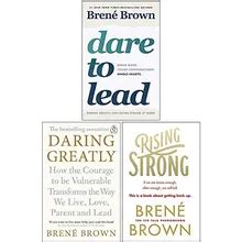 Dare To Lead Daring Greatly Rising Strong Books Collection Set By