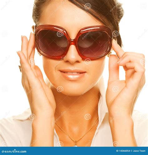 Beautiful Fashion Woman Wearing Sunglasses Stock Images Image