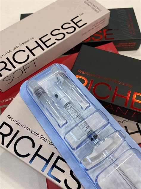 Buy Filler Richesse 1ml Cross Linked Injectable Hyaluronic Acid Dermal