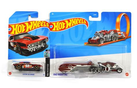 Hot Wheels Pair Of Rad Rider Rig And Custom 68 Camaro Daraz Pk