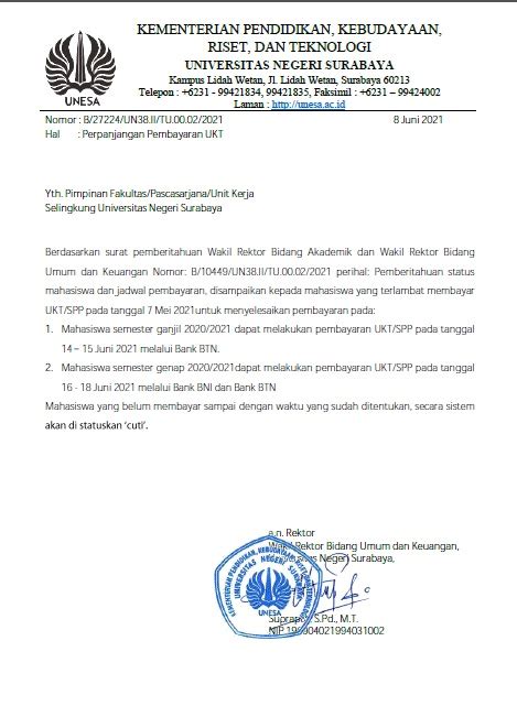 Halaman Unduh Untuk File Contoh Surat Pemberitahuan Biaya Yang Ke