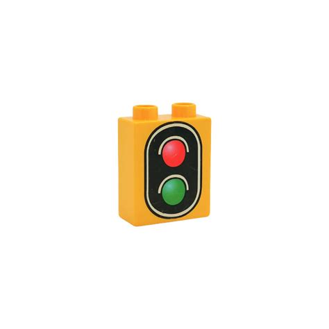 Duplo Brick 1 X 2 X 2 With Traffic Light Without Bottom Tube 49564