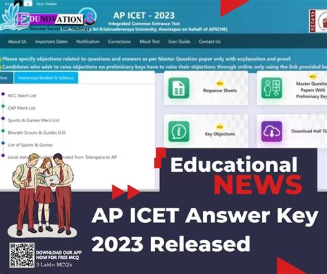 Ap Icet Answer Key Released Edunovations