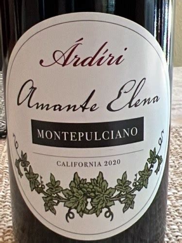 Rd Ri Amante Elena Montepulciano Vivino Us