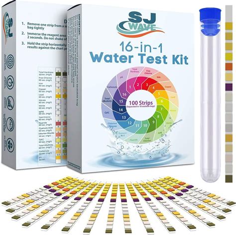 In Drinking Water Test Kit High Sensitivity Test Strips Detect Ph