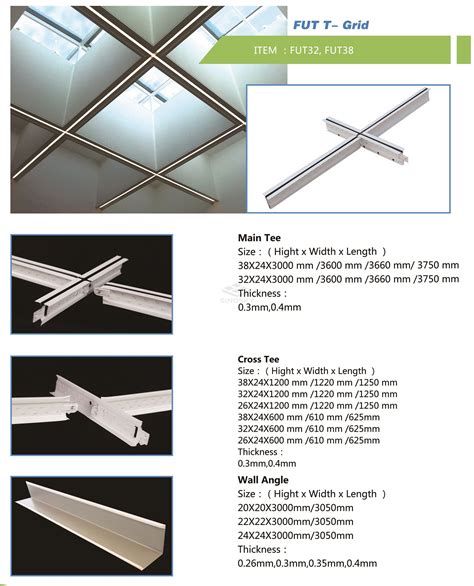 Ceiling Tee Grid Fut Supplier