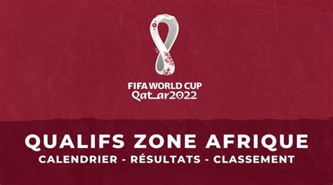 Éliminatoires Mondial 2022 Zone Afrique Calendrier Résultats Et