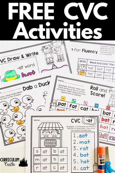 Free Cvc Activities Artofit