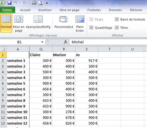 Comment Afficher Les Titres Des Colonnes Dans Excel Word Excel