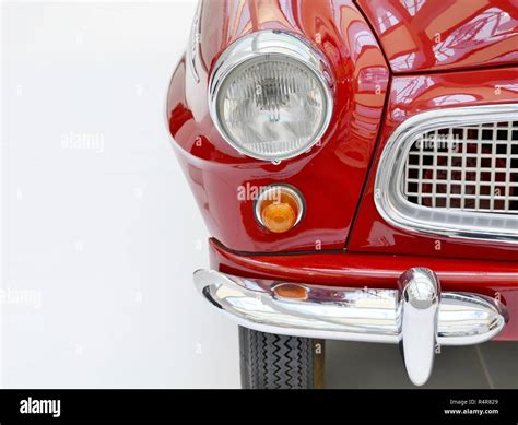 Red vintage car Stock Photo - Alamy