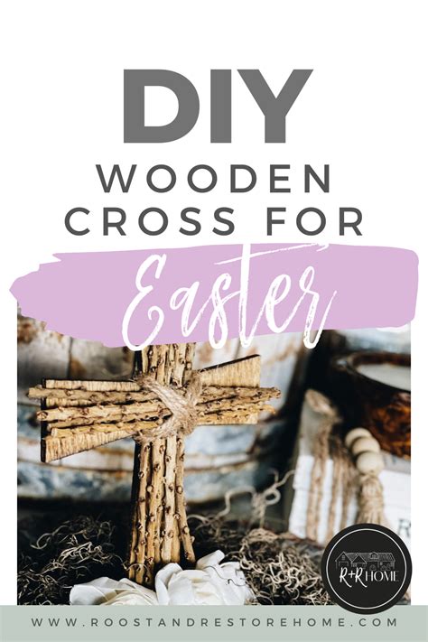 DIY Easter Cross Decor - Roost + Restore