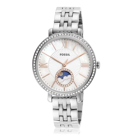 Buy Fossil Jacqueline Analog White Dial Women S Watch ES5164T At Amazon In