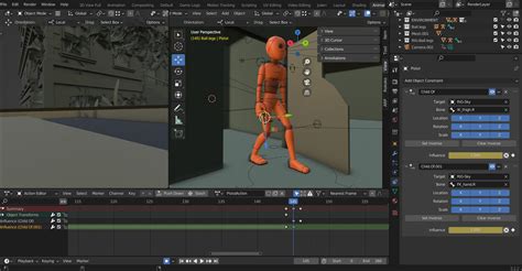 Animation Constrained Object Teleports After Influence Becomes