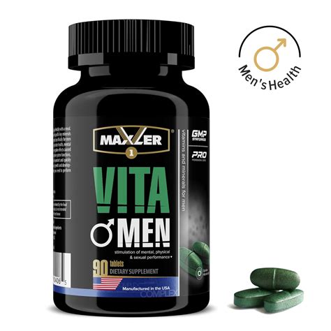 Maxler VitaMen Multivitamin for Men - High Potency Men's Multivitamins ...