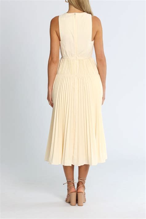 Hire Scallop Midi Dress Self Portrait Glamcorner