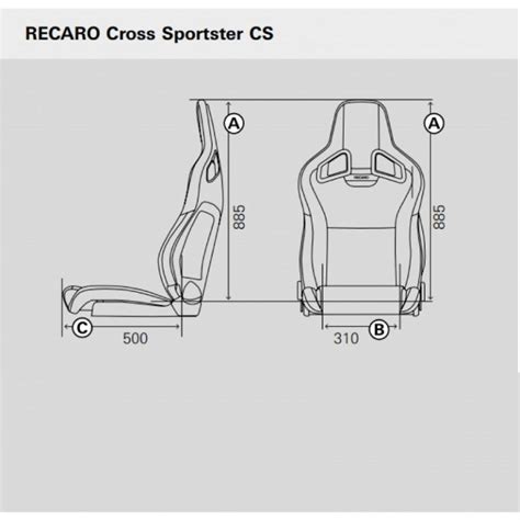 ASIENTO RECARO CROSS SPORTSTER CS PIEL ARTIFICIAL NEGRO PILOTO MALAGA