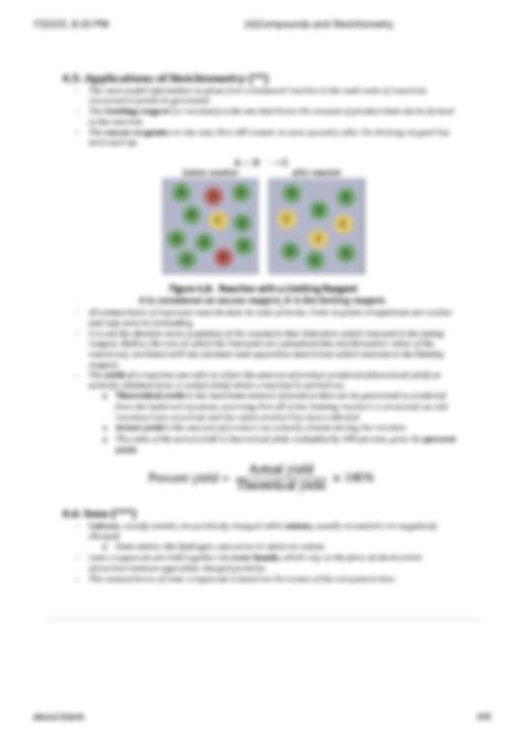 SOLUTION 4 Compounds And Stoichiometry Bio 2022 2023 Studypool