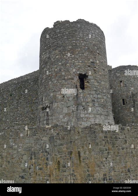 Harlech Castle in North Wales Stock Photo - Alamy