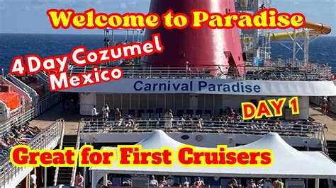 Carnival Paradise Tampa Fl Day 1 Embarkation Lunch Sail Away Party