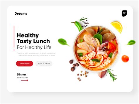 Food Landing Page Ux Ui Design Artofit