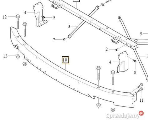 VOLVO XC60 II belka wzmocnienie zderzaka przod OE Bielany Wrocławskie