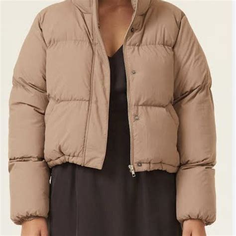 NUDE LUCY Topher Puffer Jacket Size M Colour Carob Depop
