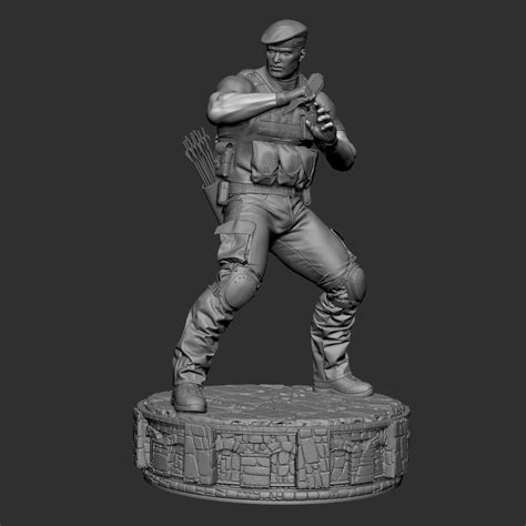 Krauser Resident evil 4 redesign - ZBrushCentral