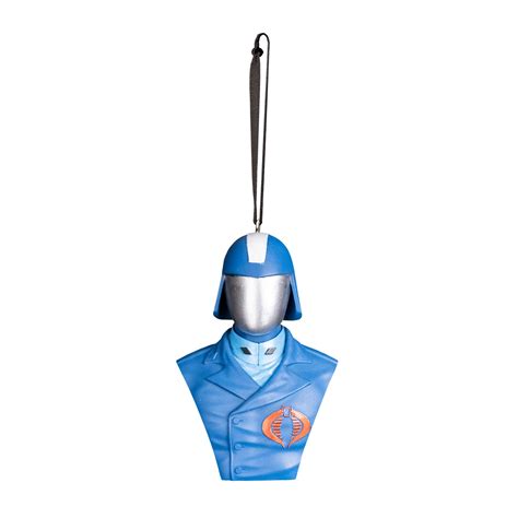 Gi Joe Cobra Commander Ornament Trick Or Treat Studios