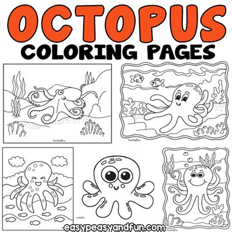 Octopus Template For Preschool