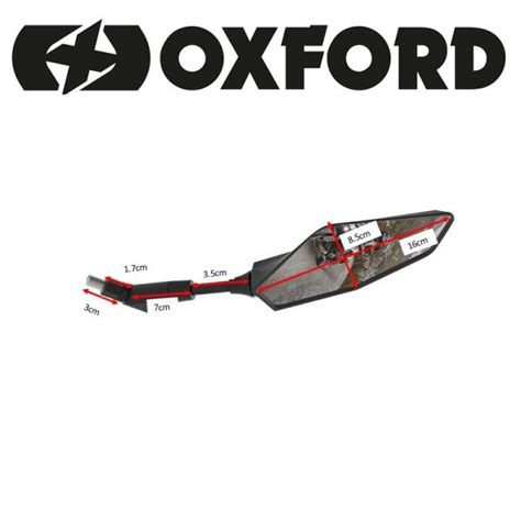 Oxford Kite Right Hand Motorcycle Mirror Bdla Motorbikes