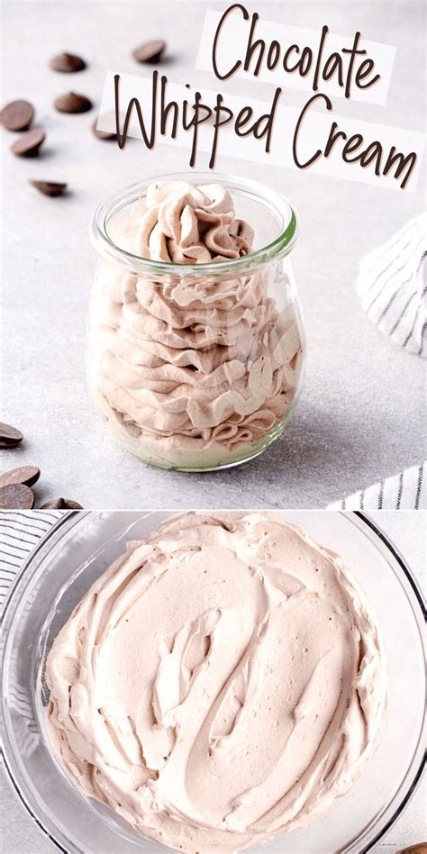 Learn How To Make The Easiest Homemade Chocolate Whipped Cream With