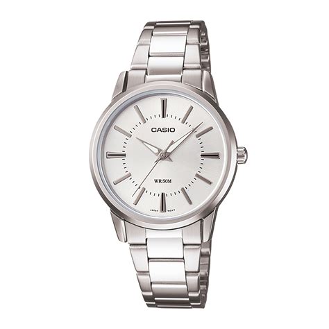 Reloj Casio Ltp D Avdf Acero Mujer Plateado Btime