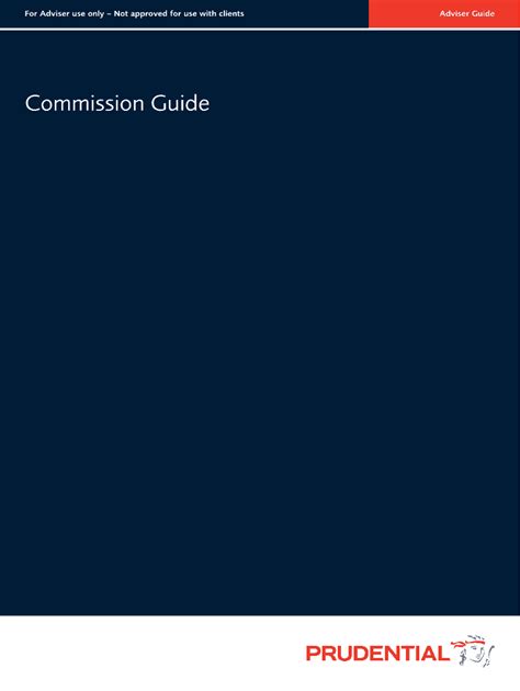 Fillable Online Commission Guide Fax Email Print - pdfFiller 