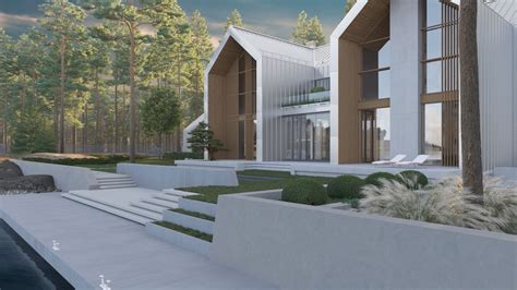 Дизайн проект интерьера загородного дома ЛАДОГА