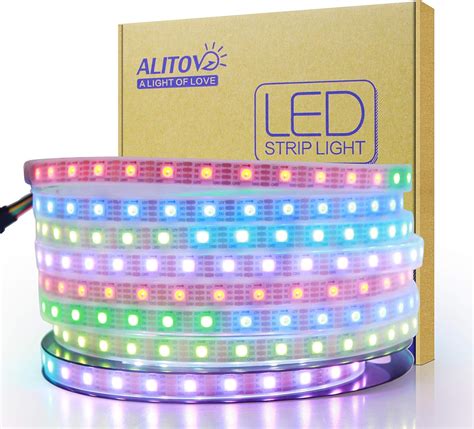 Alitove Tira De Luz Led Ws B Ws De V Rgb Direccionable Led