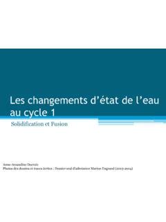 Les Changements D Tats De Leau Au Cycle Ps Changements Pdf Pro