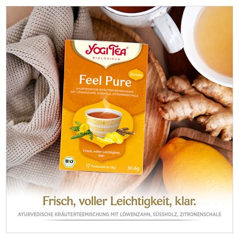 Yogi Tea Feel Pure Zitrone Bio Filterbeutel X Gramm Medpex