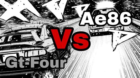 Initial D Third Stage Ae86 Vs Gt Four Amv Takumi Fujiwara Vs Miki