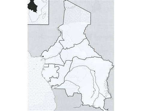 Central Africa Physical Map Quiz