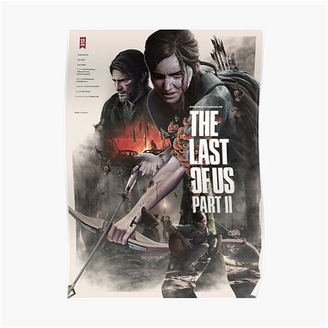 The Last Of Us Part 2 Poster By Kakashiwood Redbubble