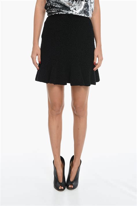 Jil Sander Stretch Wool Blend Flared Miniskirt women - Glamood Outlet