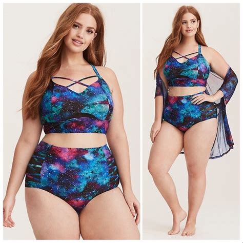 Torrid Swim Torrid Galaxy Celestial Bikini Set 1x Top 2x Bottom Poshmark