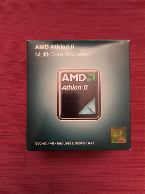 AMD Athlon II X4 631 2.6GHz Socket FM1 w/Heat Sink Fan | eBay