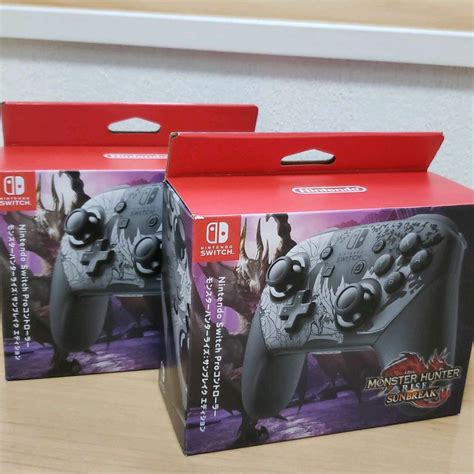 セール新品 Switch スイッチ プロコン 純正 モンハン サンブレイクエディション 本・音楽・ゲームテレビゲーム 割引中